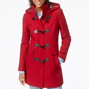 Tommy Hilfiger Hooded Duffel Toggle Coat- Size XXS